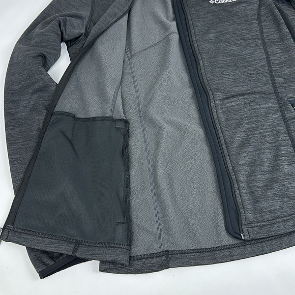 Columbia Women’s Hoodie Jacket. Size Small. Heathered Charcoal Gray. Zip Front. - Picture 9 of 13